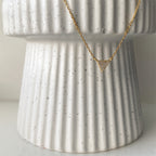 Pavé Triangle Necklace