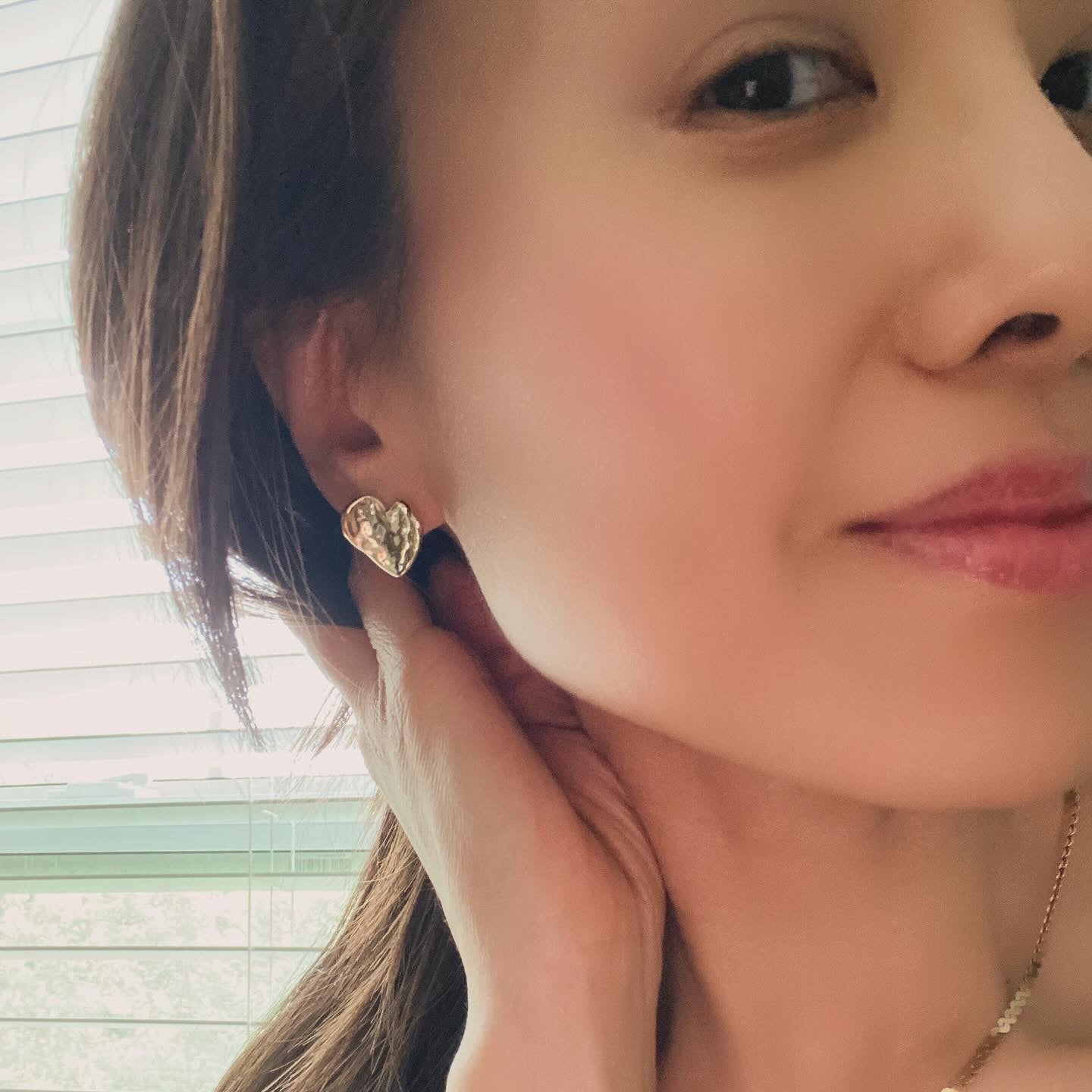 Concave Heart Earrings