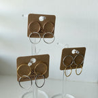 Interlocking Hoop Earrings