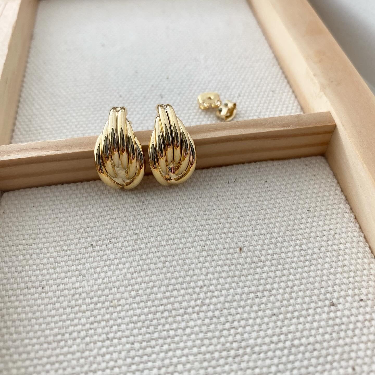 Fluted Shell Earrings