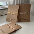 Paperclip Chain Bracelet