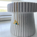 Mountain Range Gemstone Necklace
