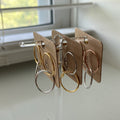 Interlocking Hoop Earrings