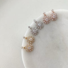 Oval Angelic Earrings
