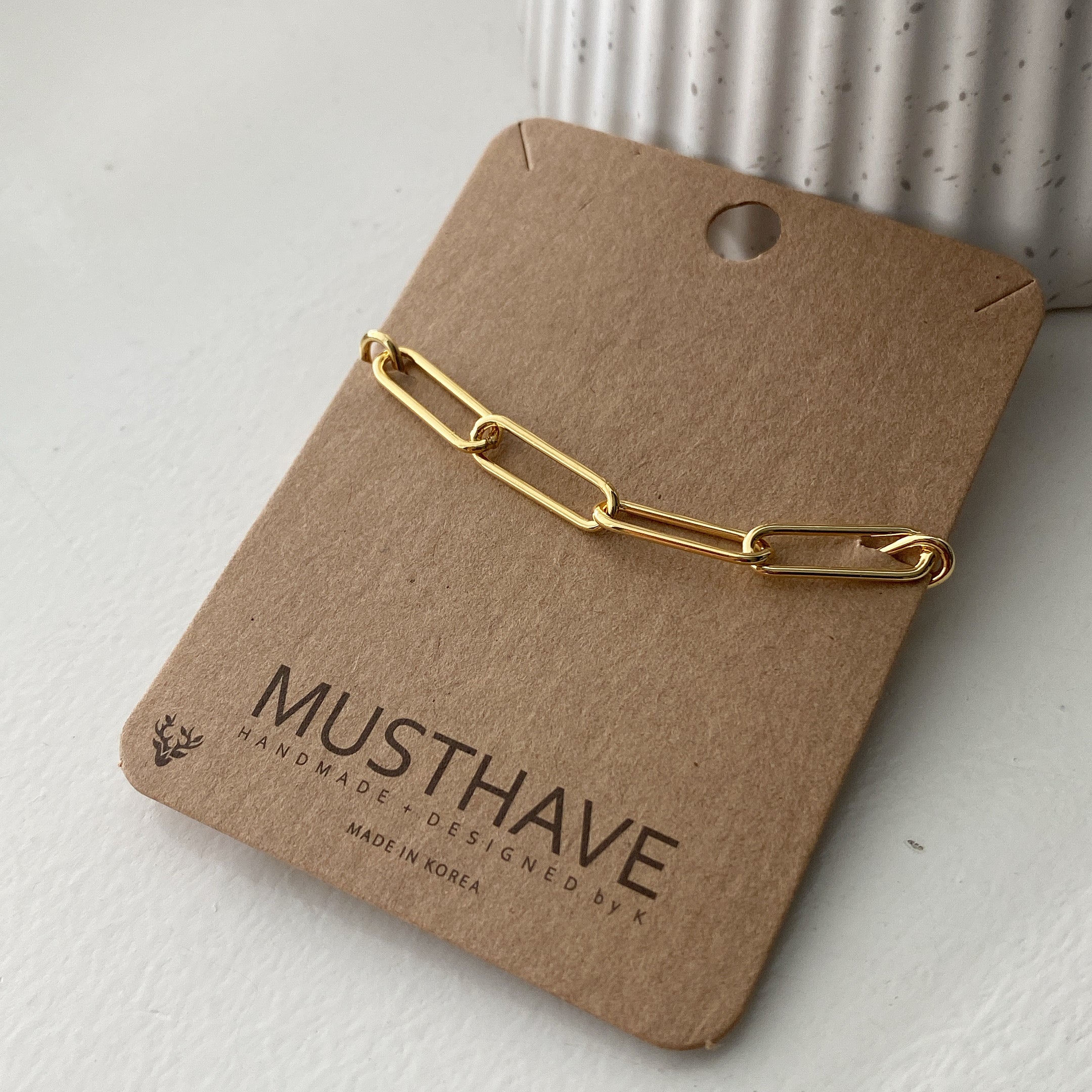 Paperclip Chain Bracelet
