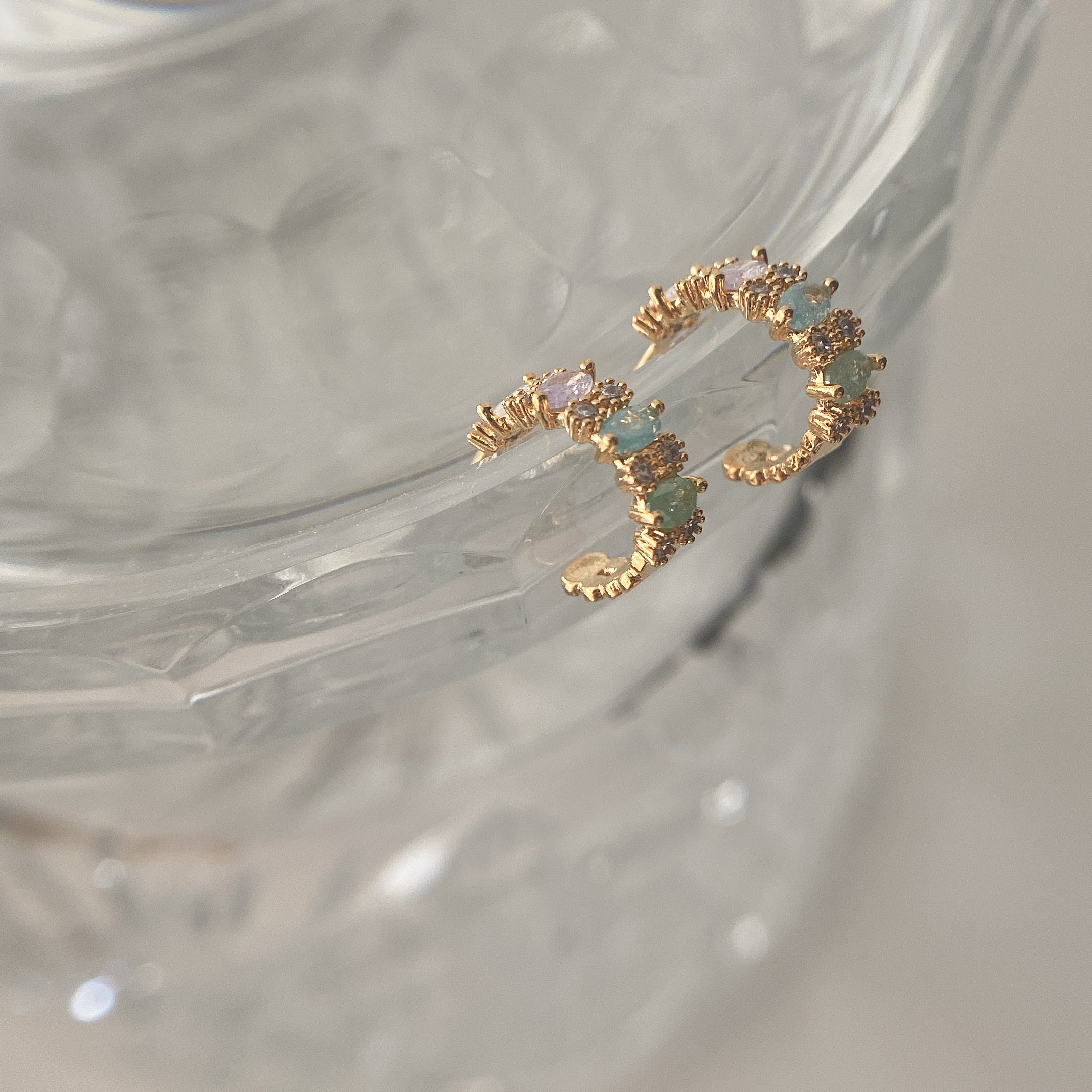 Sherbet Hoop Earrings
