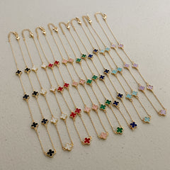 Clover 7 Motif Necklace