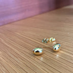 Solid Bean Earrings