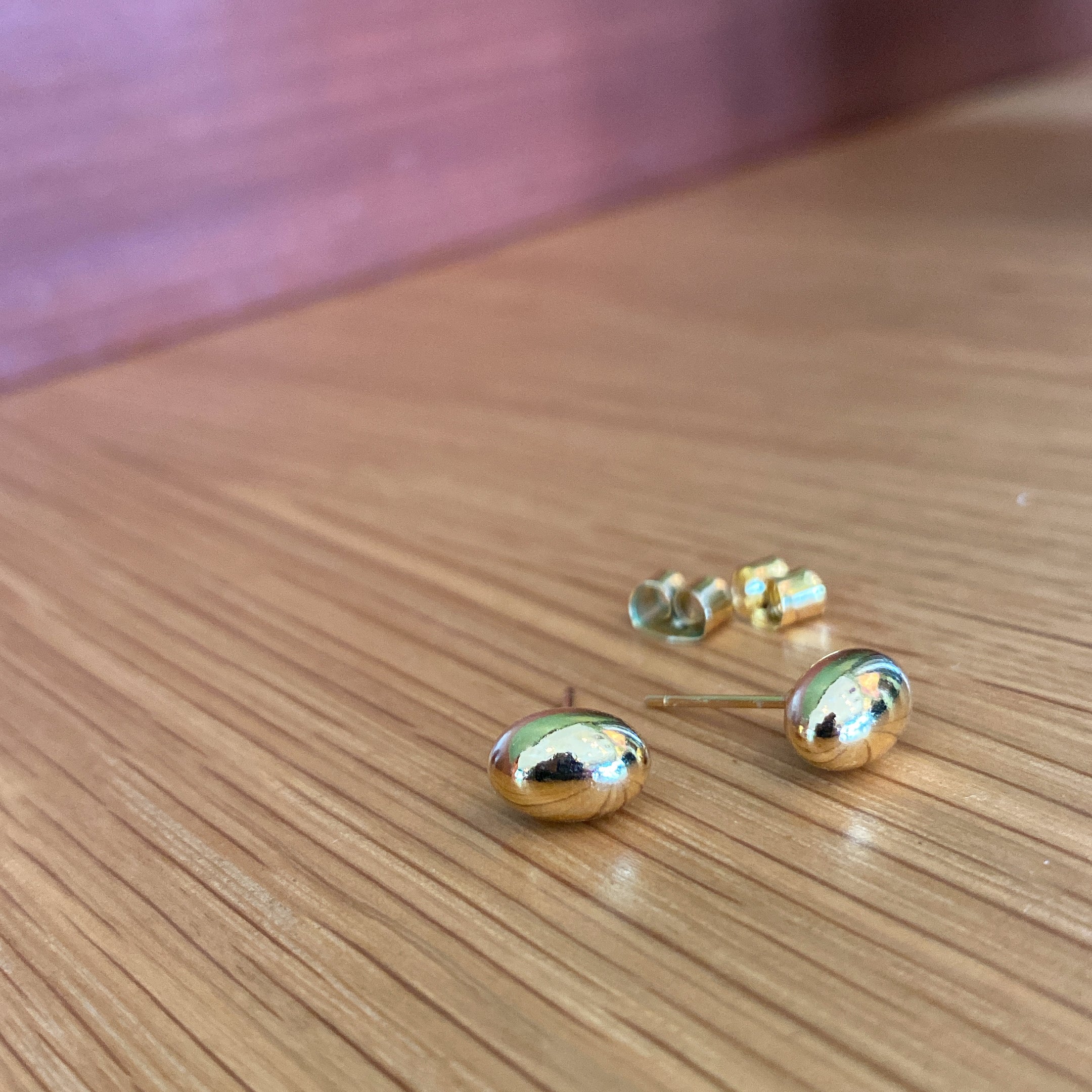 Solid Bean Earrings