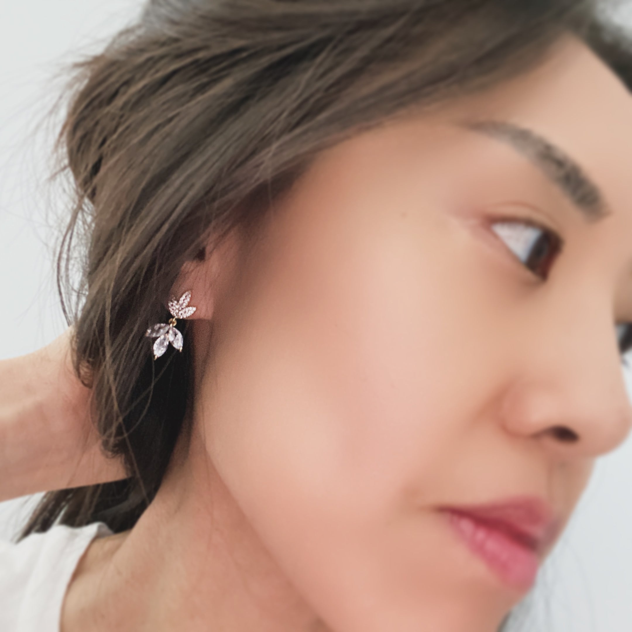 Marquise Lotus Earrings