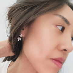 Marquise Lotus Earrings