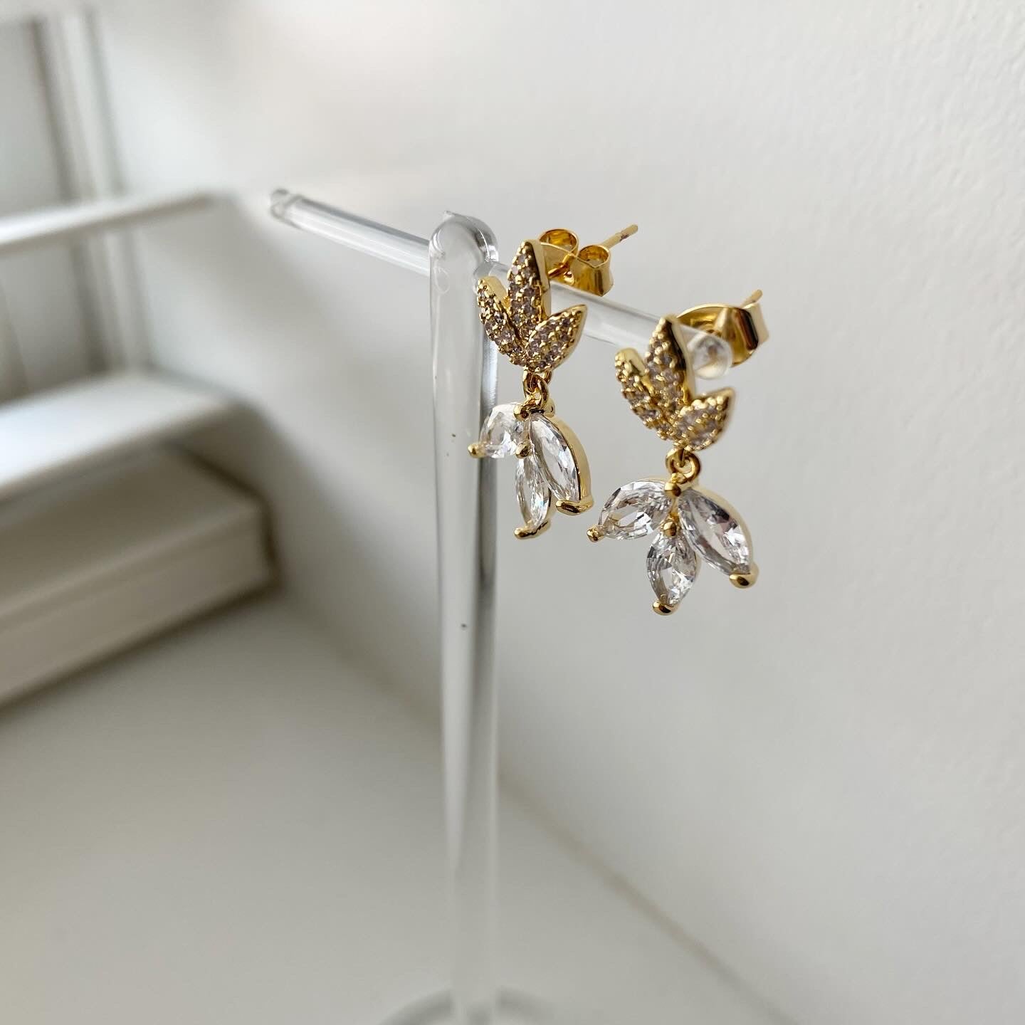 Marquise Lotus Earrings