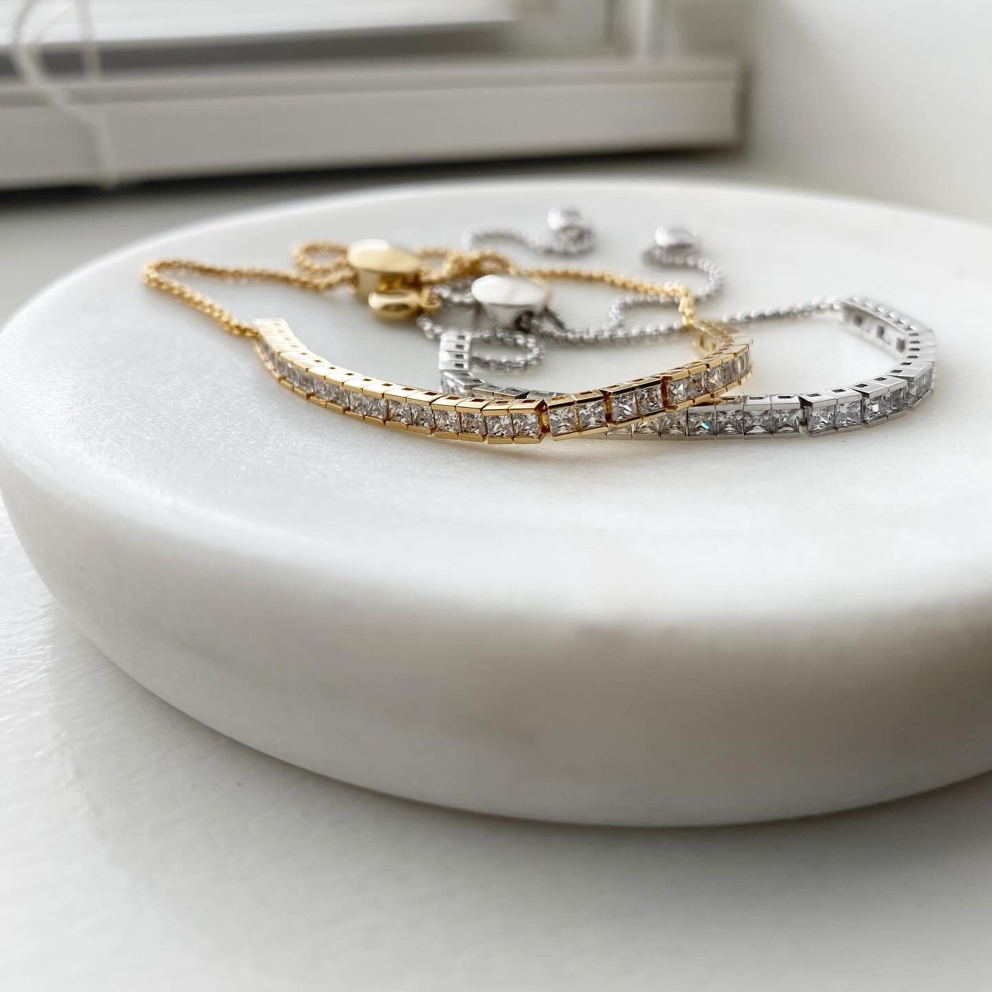 Baguette Solo Tennis Bracelet