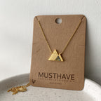 Mountain Range Gemstone Necklace