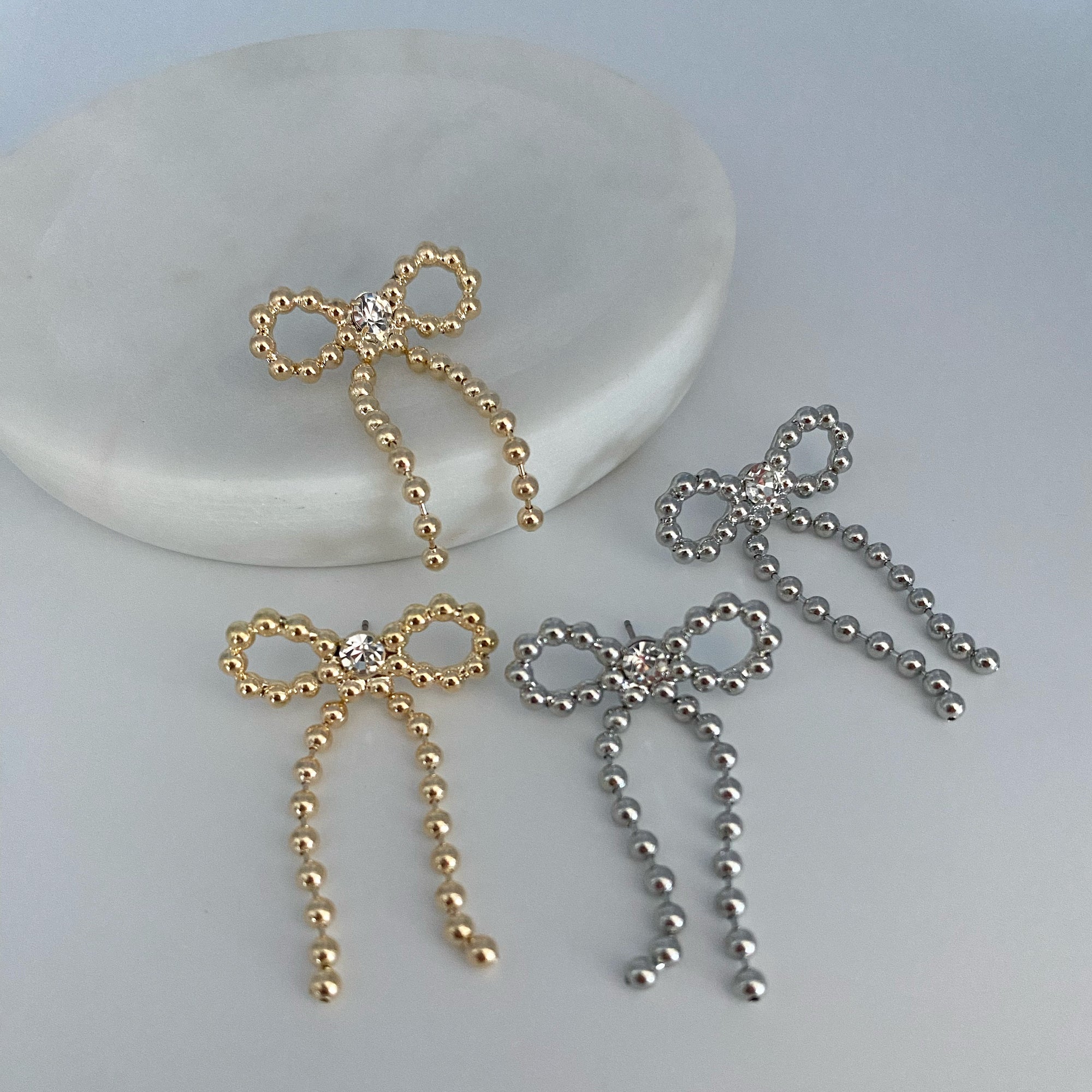Dotty Bow Earrings