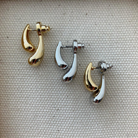 Front-Back: Teardrop Earrings