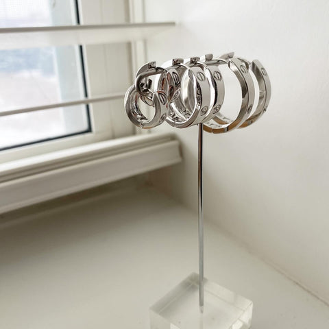 LOVE-ly CZ Hoop Earrings