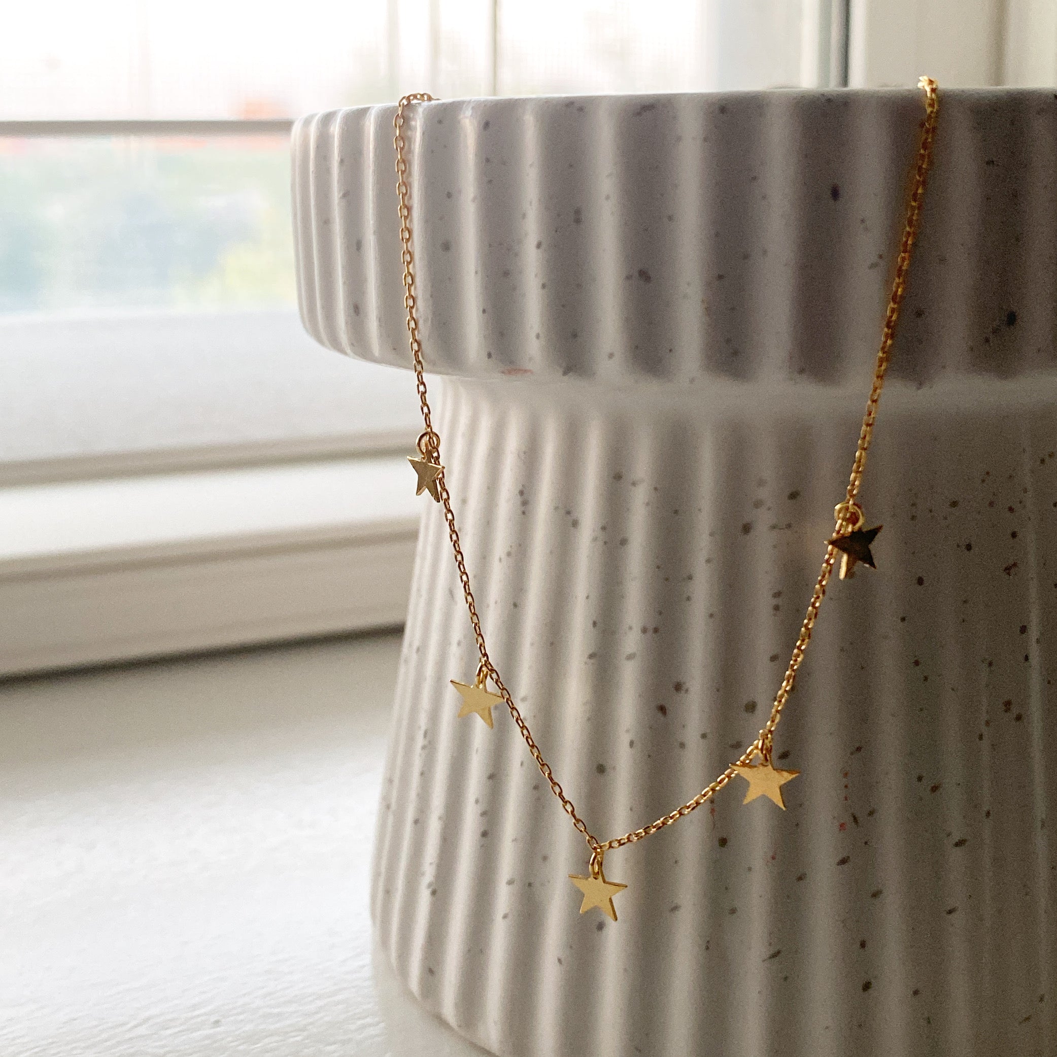 Mini Stars Dangle Necklace