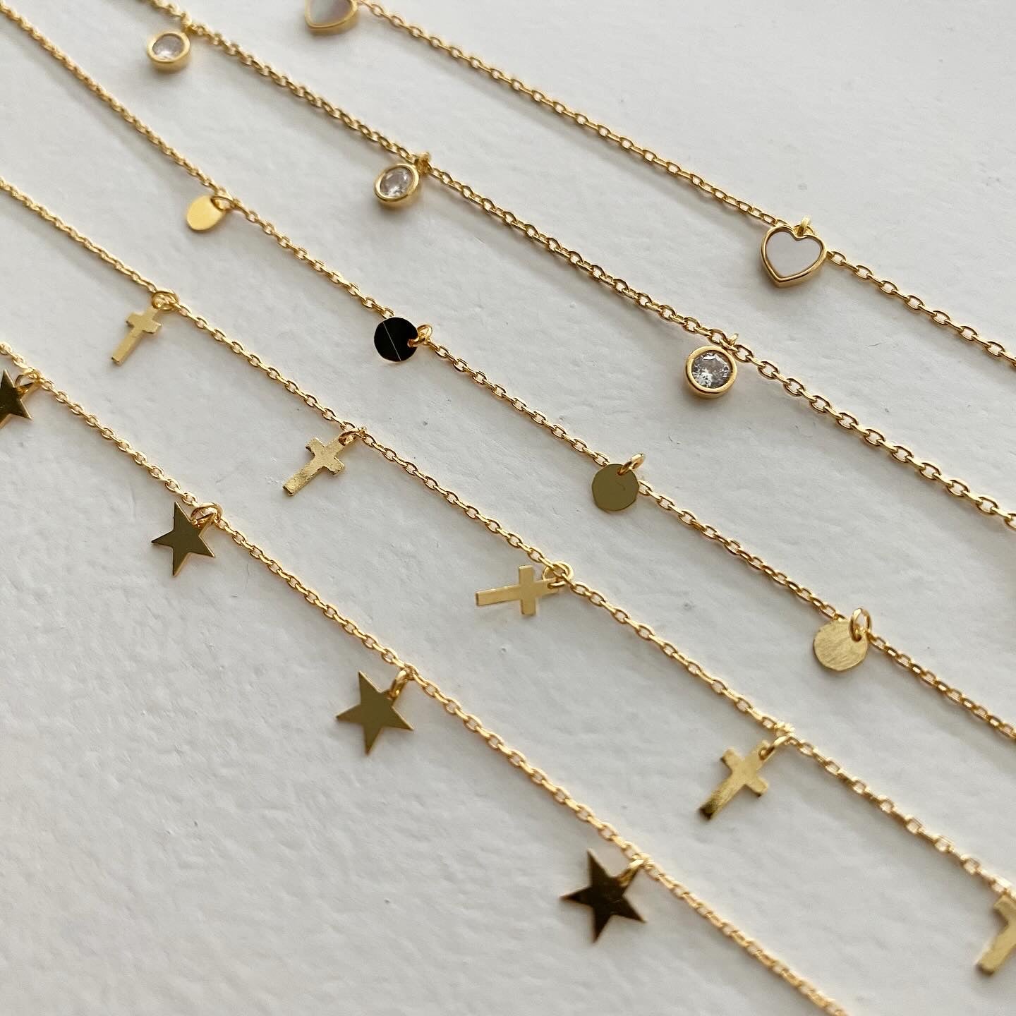 Dangling Hearts Necklace