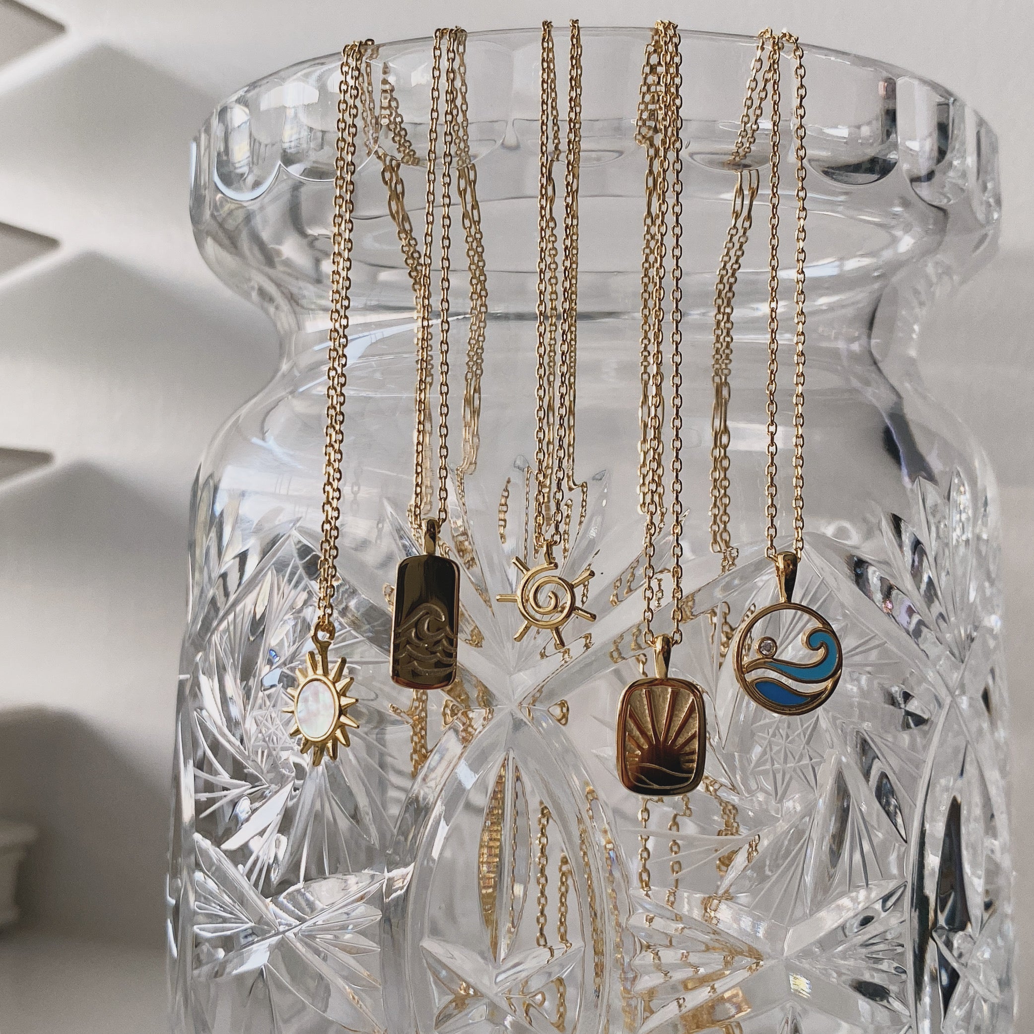 Sun Wire Necklace