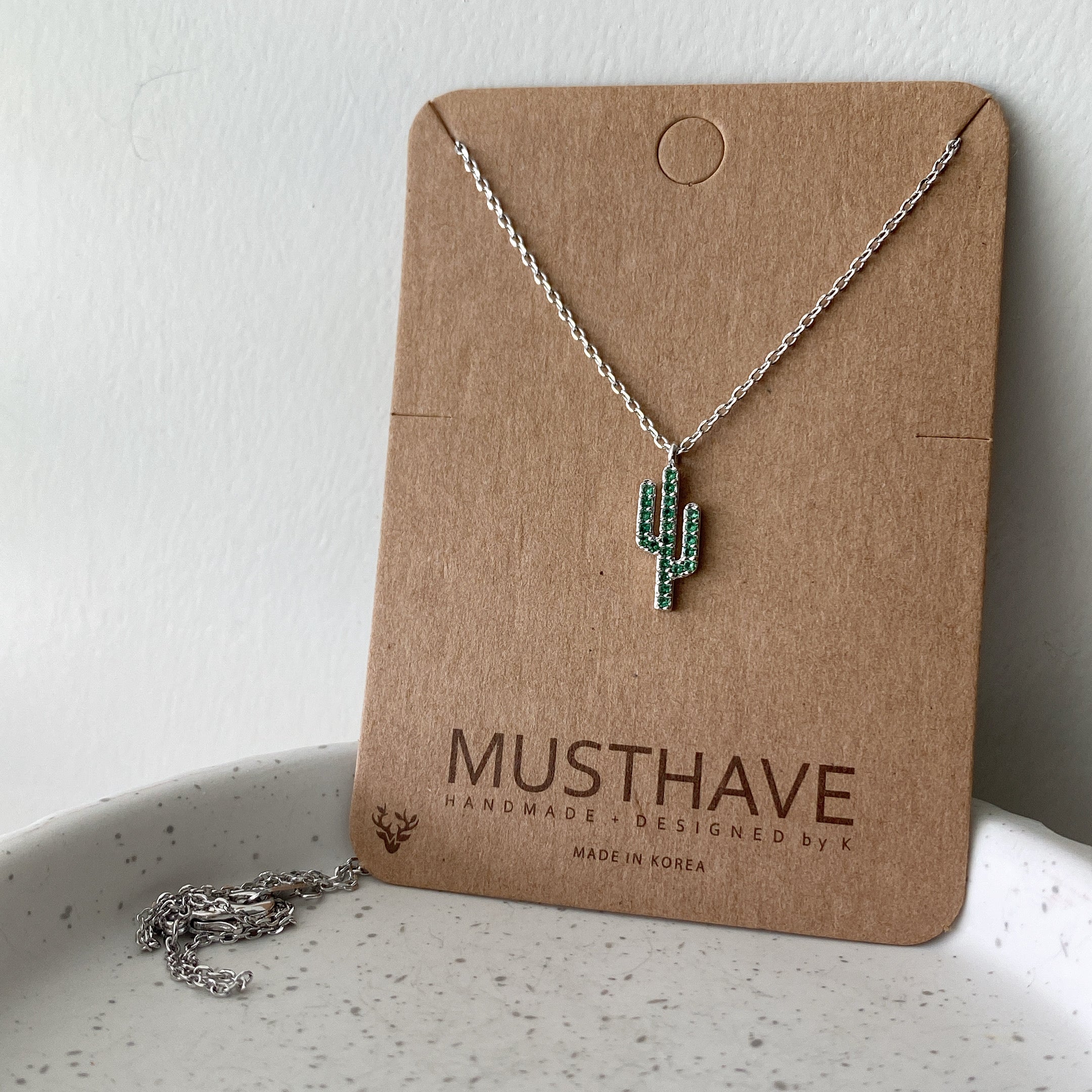 Cactus (Green) Necklace