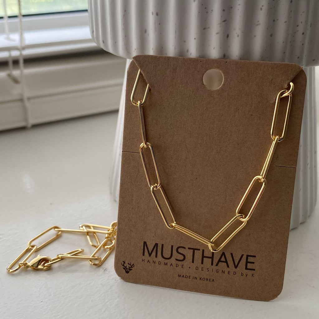 Paperclip Chain Necklace