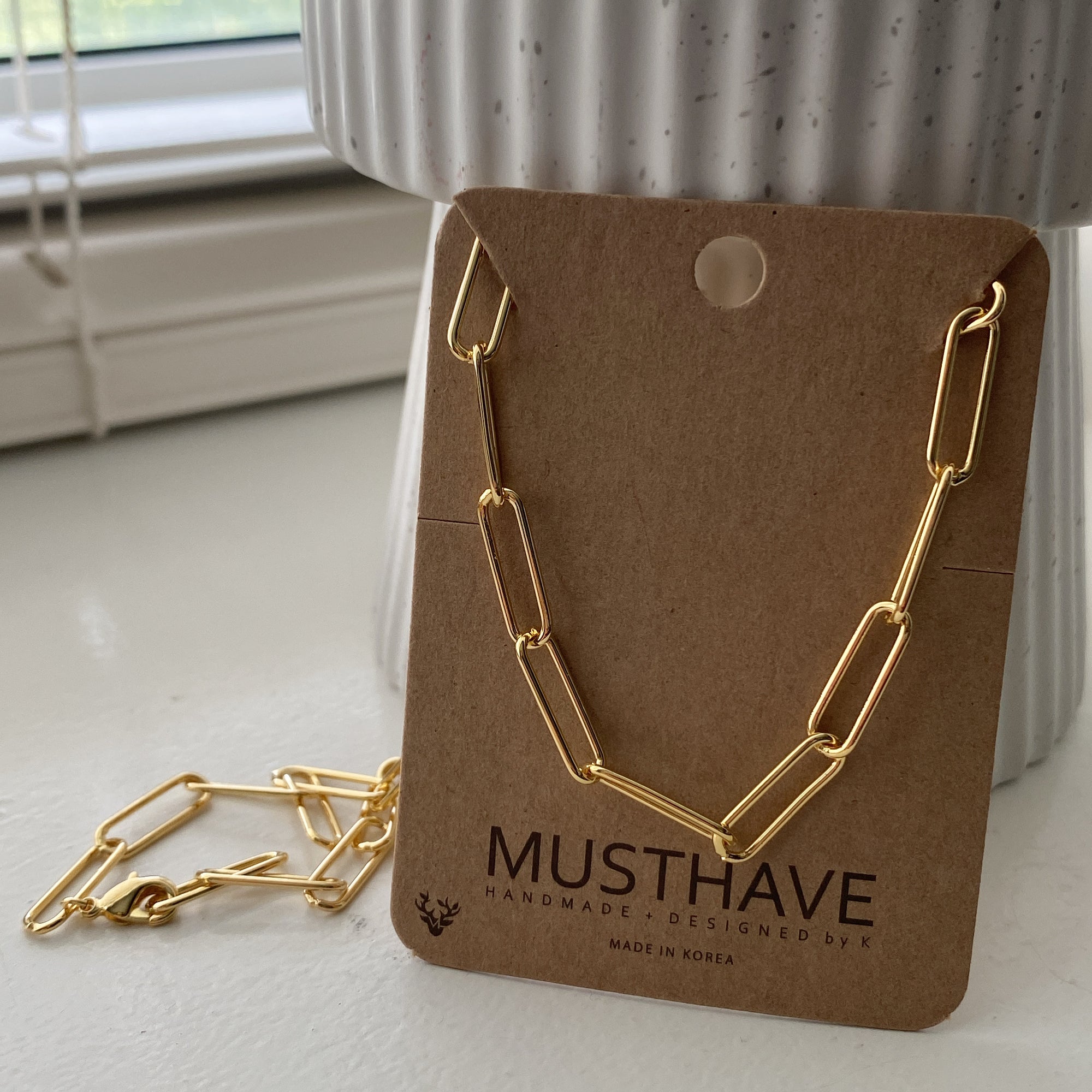 Paperclip Chain Necklace