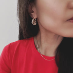Intertwine Hoop Earrings