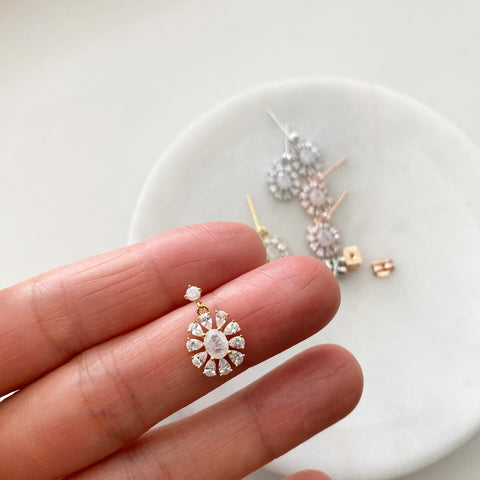Oval Angelic Earrings
