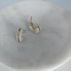Perfect Pearl Hoop Earrings