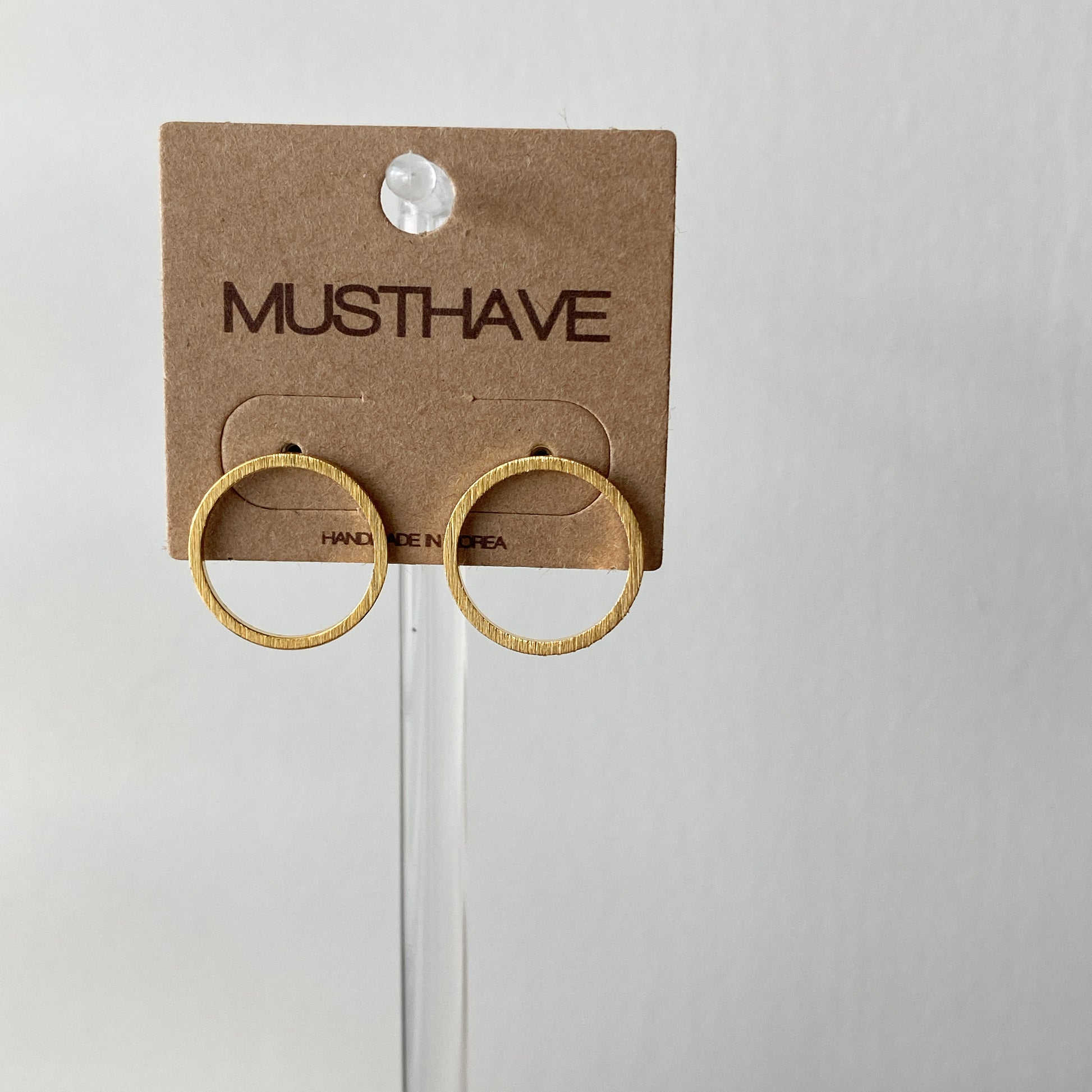 Open Circle Earrings