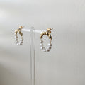 Half and Half (Freshwater Pearl) Earrings