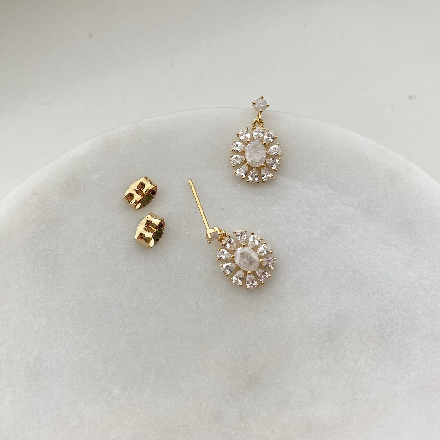 Oval Angelic Earrings
