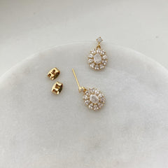Oval Angelic Earrings