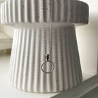 Pavé Karma Circle Necklace