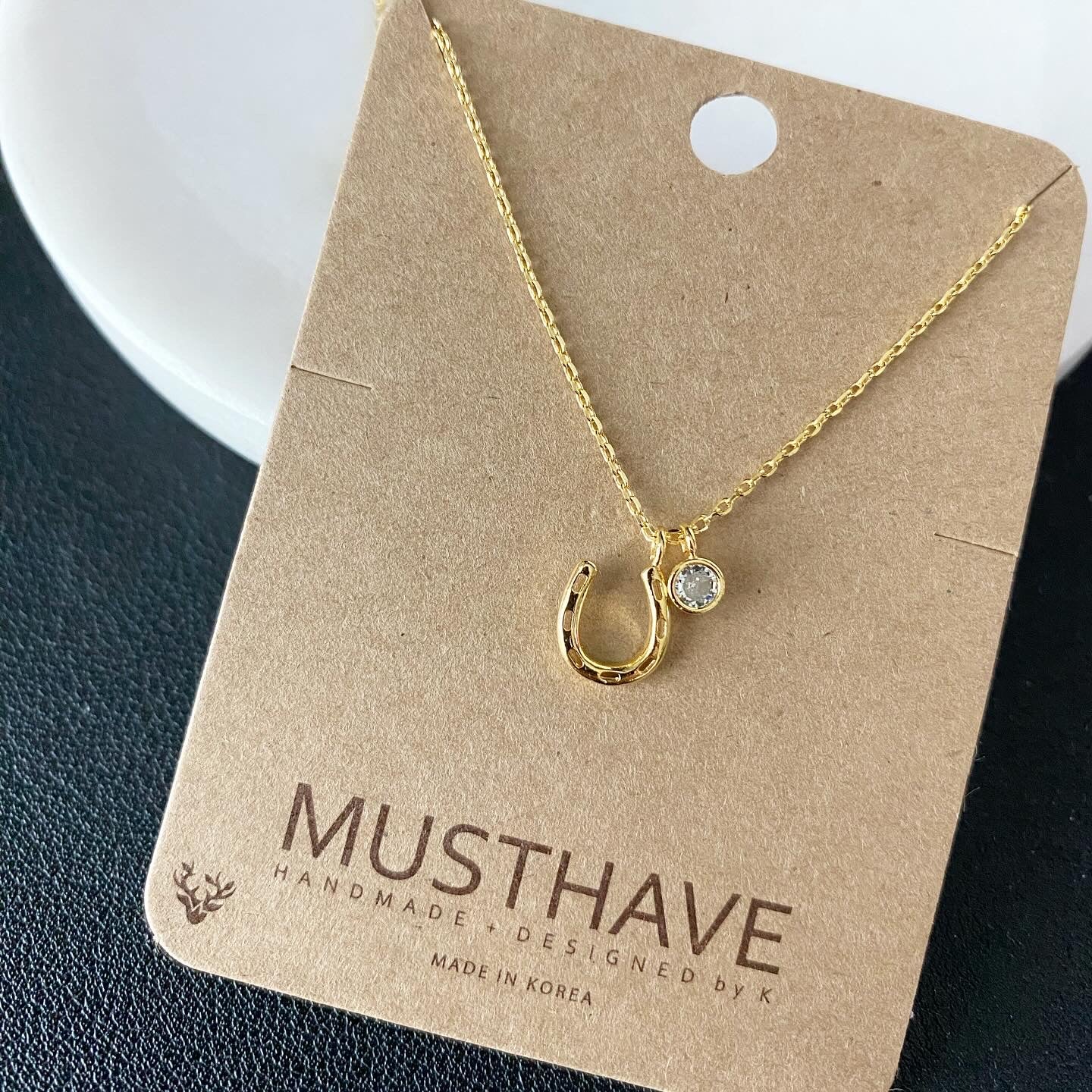 Horseshoe Charm Necklace