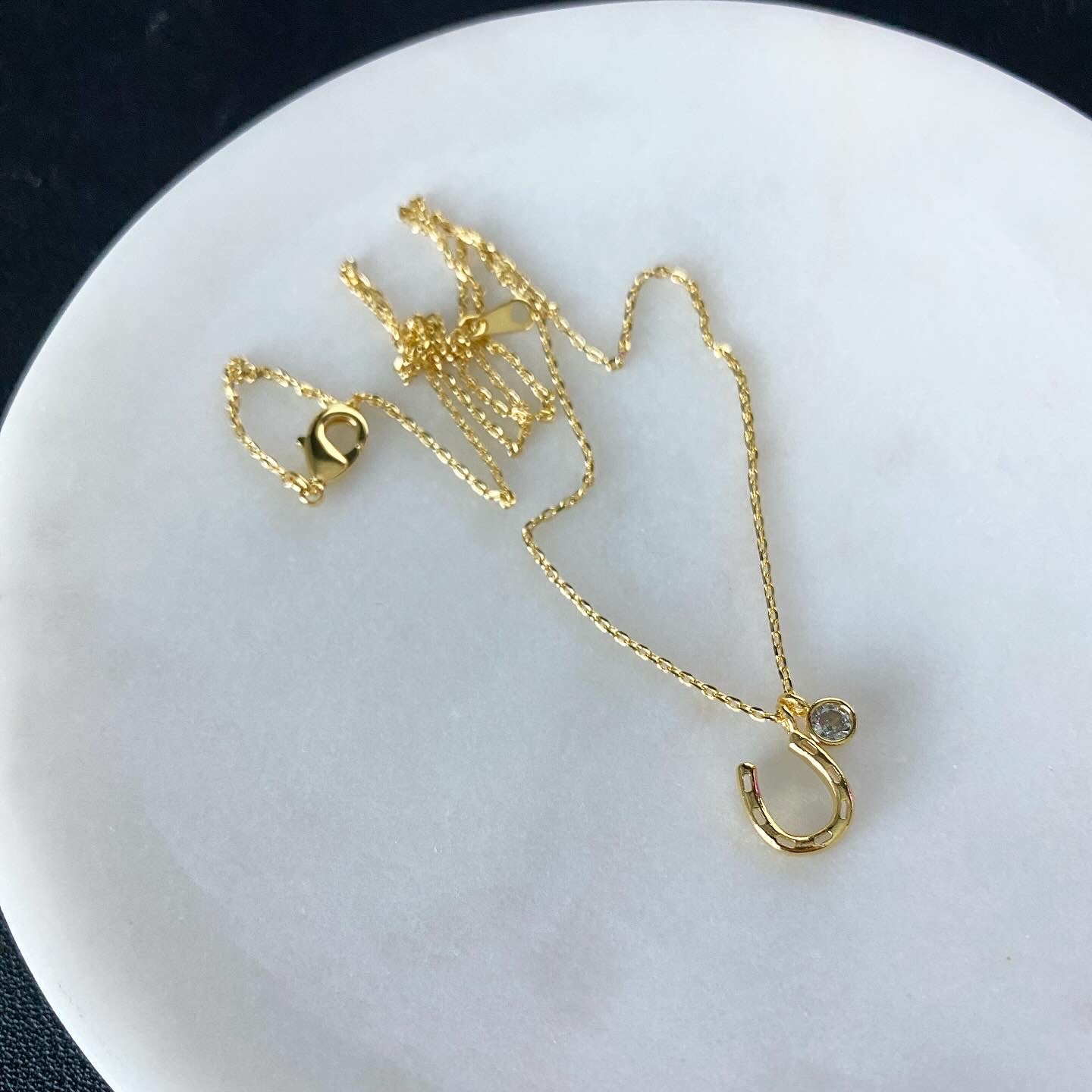 Horseshoe Charm Necklace