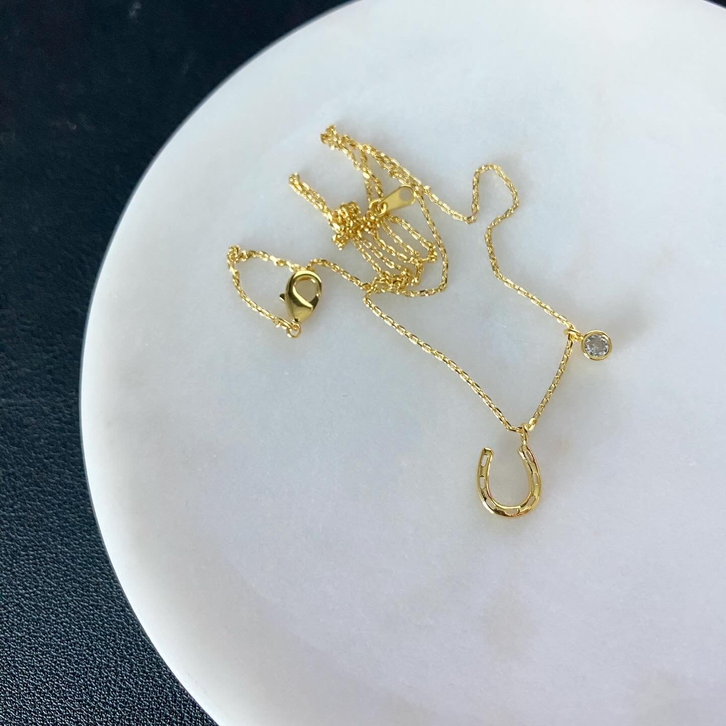 Horseshoe Charm Necklace