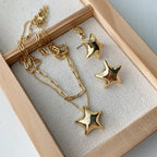 Puffy Star Necklace