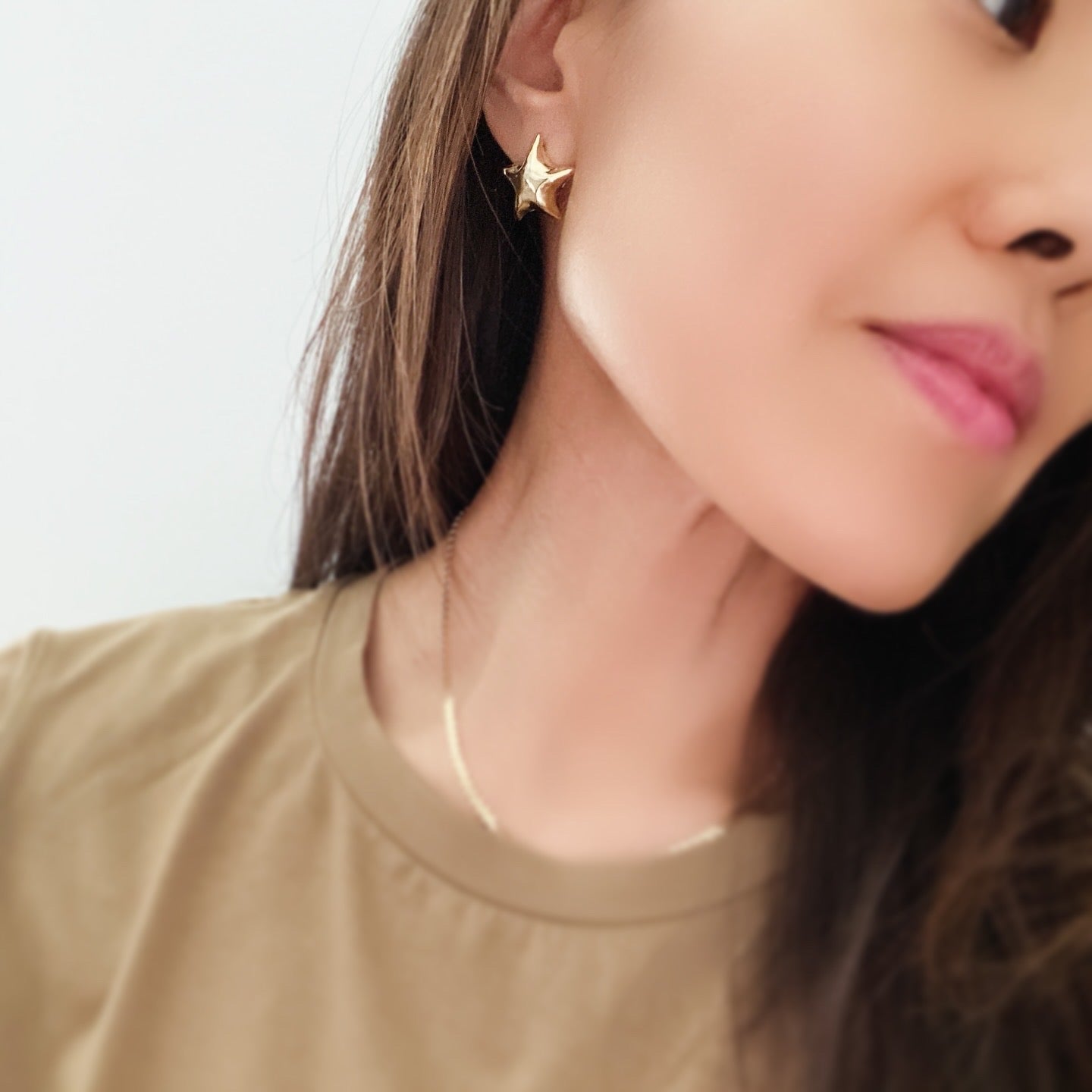 Puffy Star Earrings