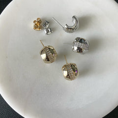 Half Sphere Earrings