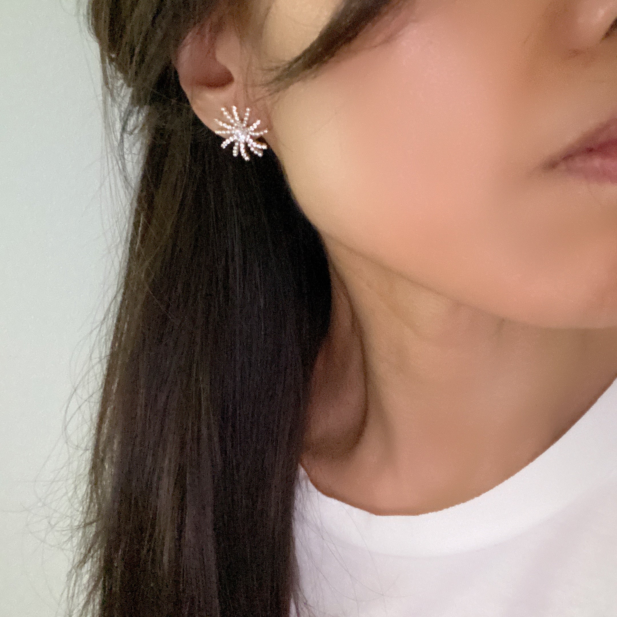 Swirly Pearl Earrings