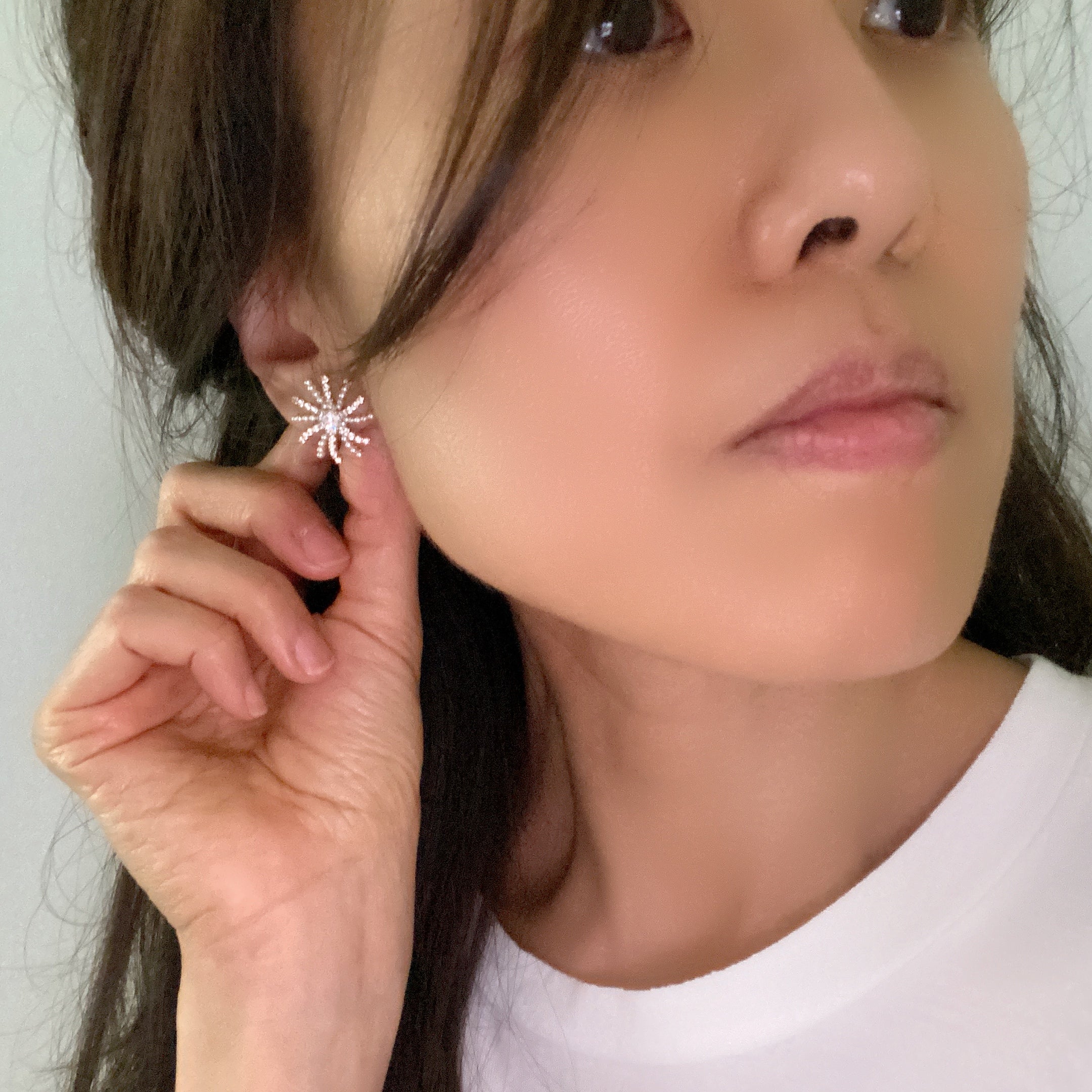 Swirly Pearl Earrings