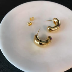 Elbow Hoop Earrings