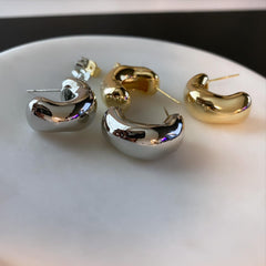 Elbow Hoop Earrings