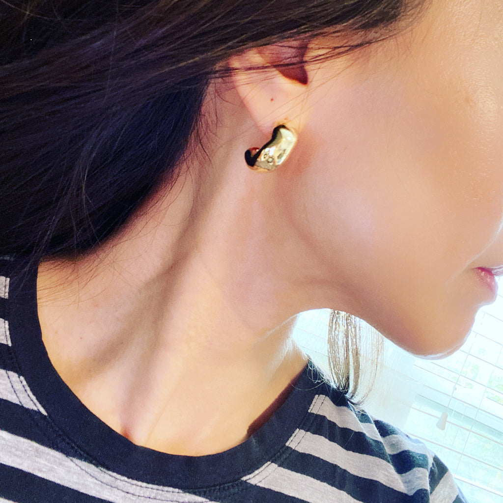 Elbow Hoop Earrings