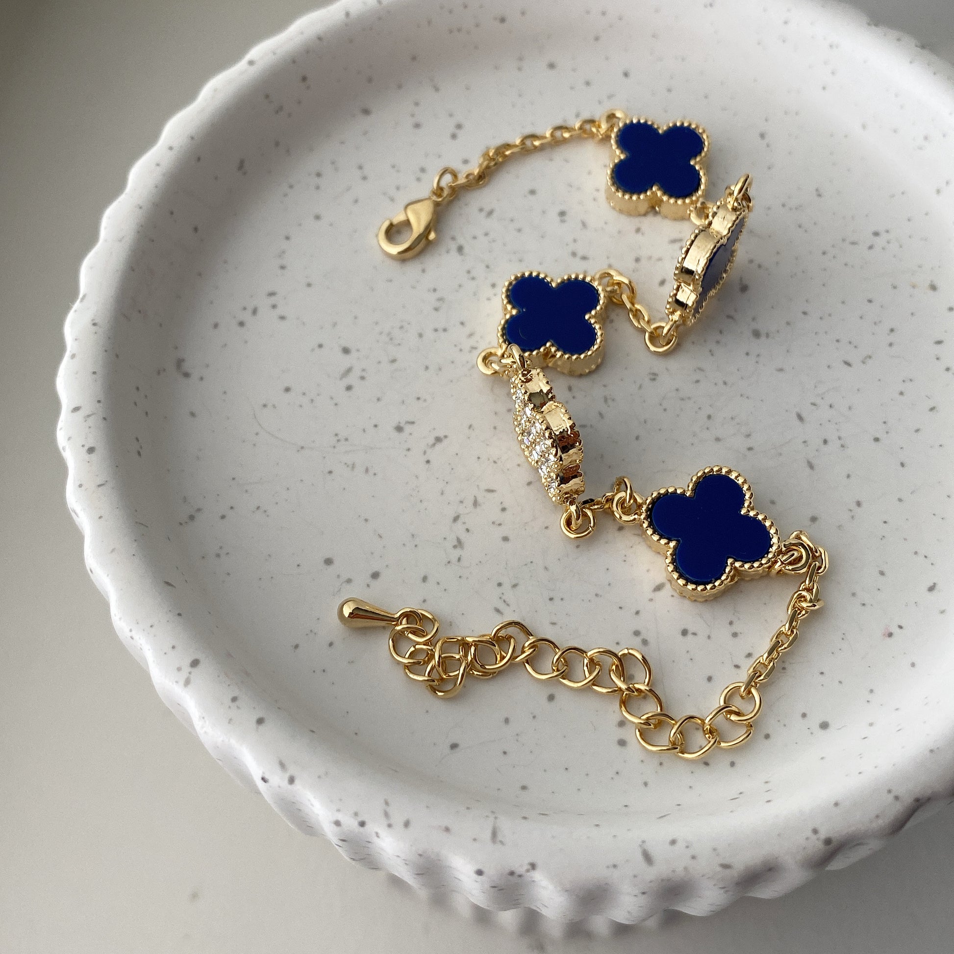 Clover Leaf Pavé Mix Bracelet
