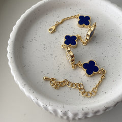 Clover Leaf Pavé Mix Bracelet