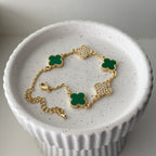 Clover Leaf Pavé Mix Bracelet