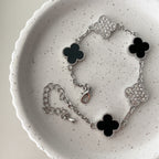 Clover Leaf Pavé Mix Bracelet